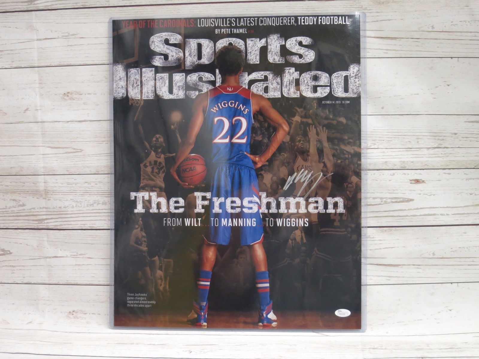 Andrew Wiggins Minnesota Timberwolves Signed 16x20 Photo JSA Certified (PH4783) 