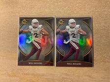 2022 Bowman Chrome U Football Will Rogers Invicta 2 Card Lot BI-10 Miss State