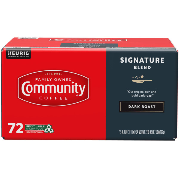 Community Coffee K Cups Pod - Choice of Flavor ( 72 count )
