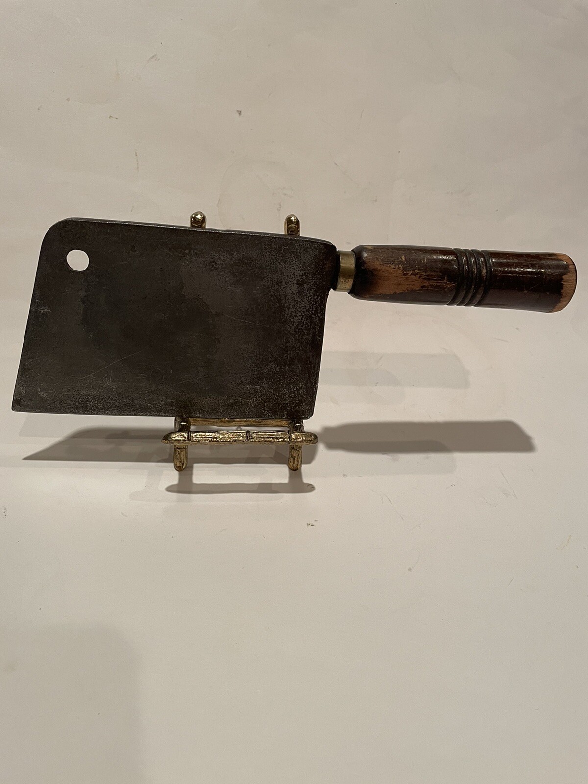 Steel Meat Cleaver—11” Overall Length—6” Blade Vintage eBay