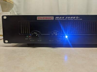 Phonic Max 2500 Plus Professional Power Amplifier | eBay