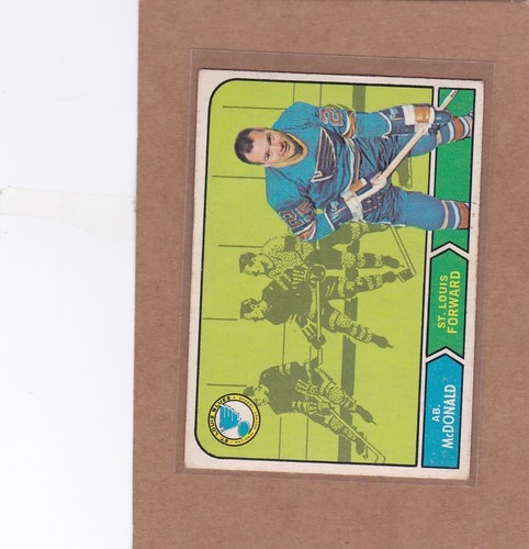 AB McDonald #180 1968 O-Pee-Chee card