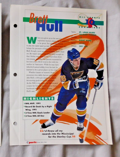 Hockey All Sports Champions - Sports Heroes Sheet : Pick one - Picture 8 of 70
