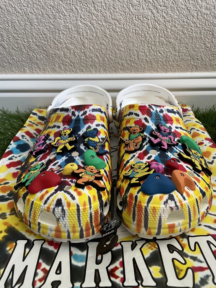 Crocs Classic Clog x Grateful Dead x Chinatown Market Size 14