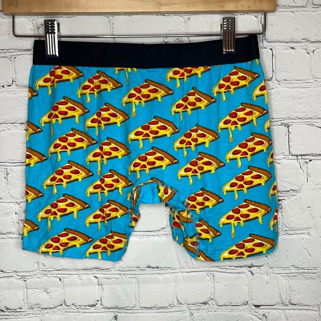 Meundies Men's Pizza Boxer Briefs Underwear size small