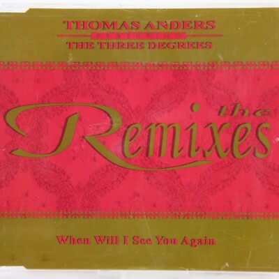 Music Musik MAXI CD Thomas Anders Featuring The Three Degrees   When Wi Sehr Gut