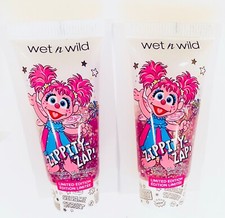 2 New Wet N Wild Limited Edition Zippity-Zap Sesame Street Glitter Gel Sealed 
