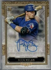 2020 Topps Five Star NICK SOLAK Auto Rookie