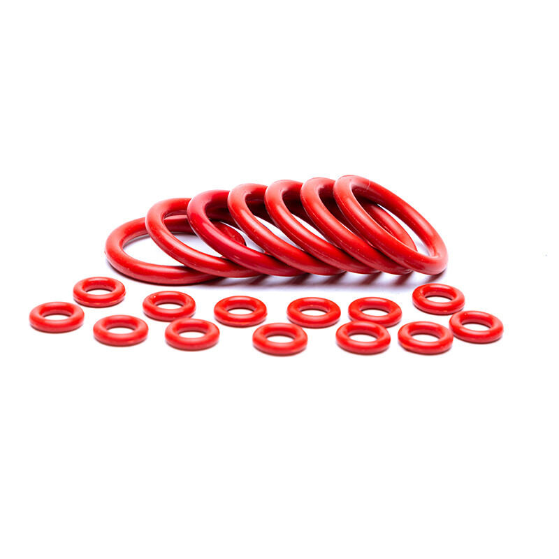 Silicone ORings 1890mm OD 5.0mm Cross Section Red Rubber Sealing Ring