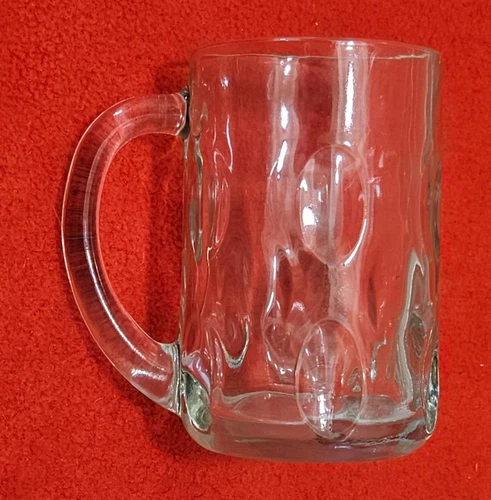 VGUC Thumbprint Dimple 14 oz Mug - Heavy Glass - 1 ea.
