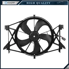 Electric Radiator Fan Assembly For 2019 2020 2021 2022 2023 Ram 1500 Classic