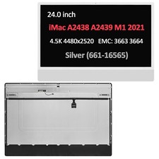4.5K LCD Screen Display Assembly for iMac A2438 24" M1 2021 EMC 3663 3664 Silver