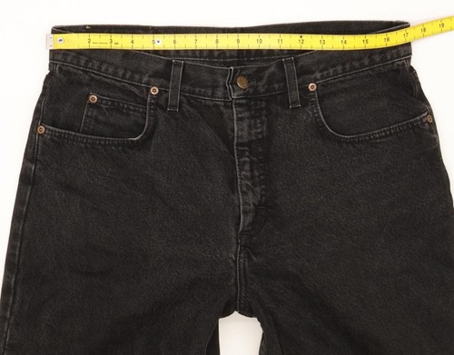 Lee Kansas Men Black Straight Relaxed Jeans W35 L31 (102956) - Afbeelding 8 van 10
