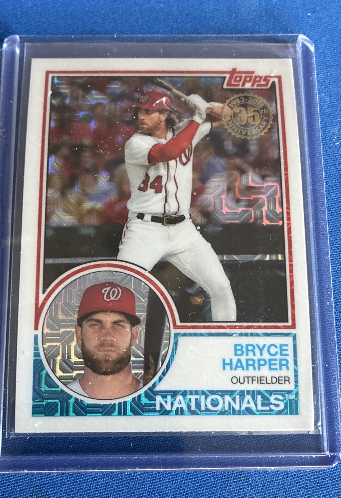 2018 Topps - Silver Pack 1983 Topps Design Chrome Series 1 Bryce Harper #40