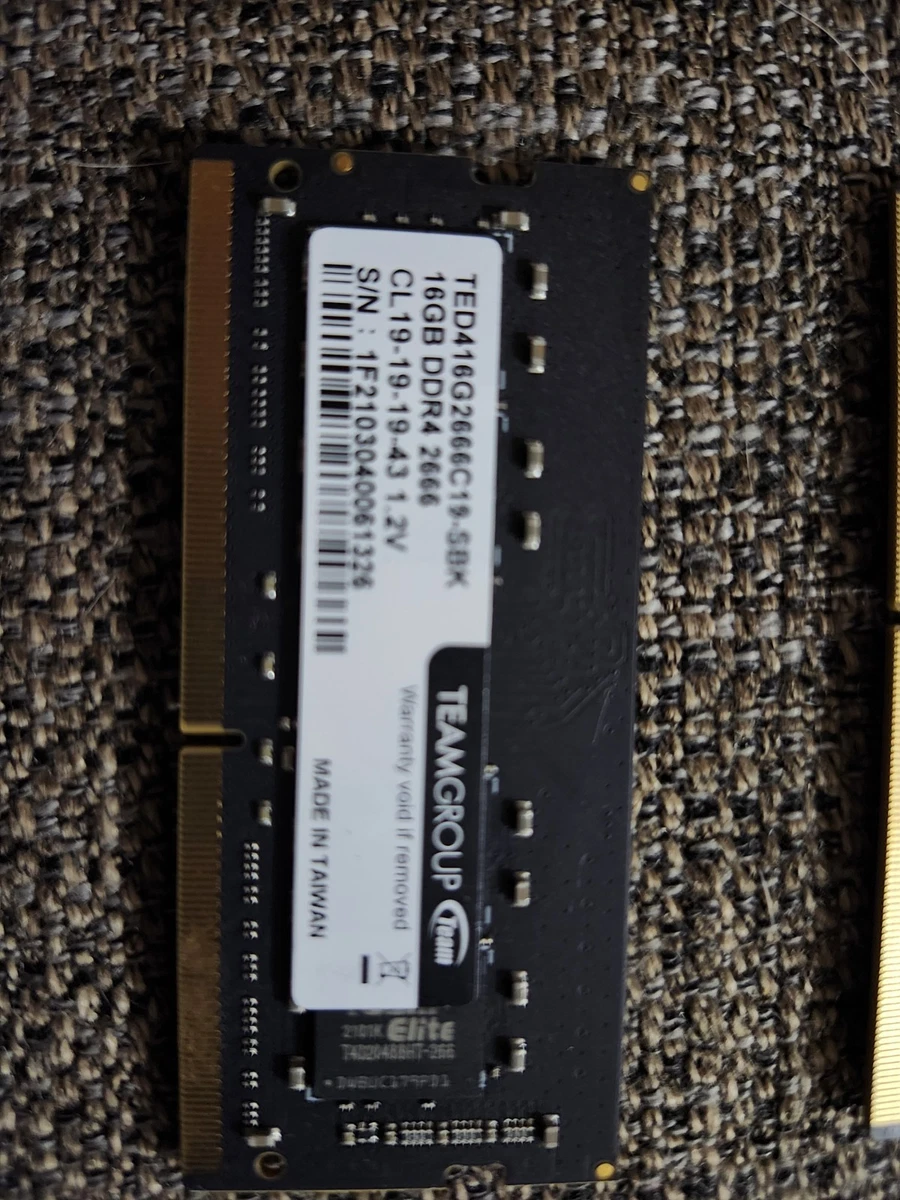 Team Group PC4-21300 (DDR4-2666) Bus Speed DDR4 SDRAM Memory (RAM