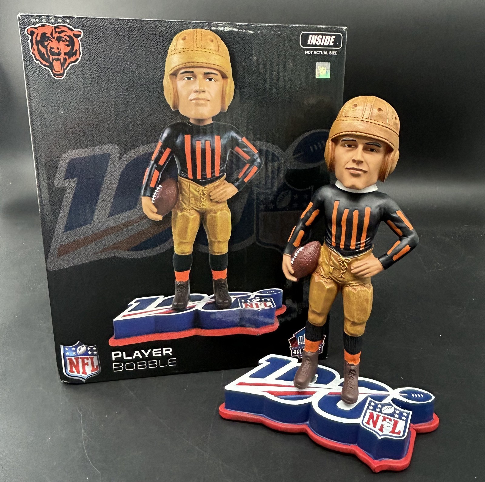 Chicago Bears George Halas Player Bobblehead NFL 100 FOCO /100PROBSTEIN is actively accepting consignments !!