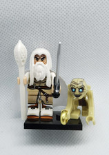 Herr der Ringe Gandalf & Gollum Minifigur Klemmbaustein MOC 