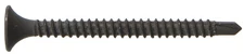 6 x 1-1/4-Inch Self Drilling Drywall Screw, Number 2 Point, Black Phosphate