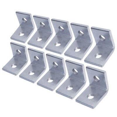 DBC-H12-10 Heavy Duty Shelf Brackets L Corner Brace for 1/2 in. Diameter Bolt...