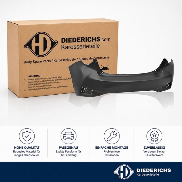 StossfÄNger Hinten Diederichs 6607355 FÜR Toyota Stossstange Bumper-image