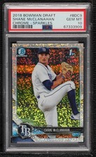 2018 Bowman Draft Chrome Sparkles Refractor Shane McClanahan PSA 10 GEM MT 8k3