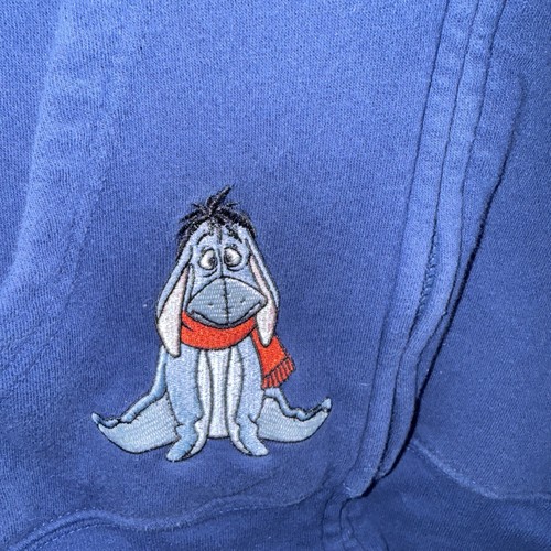 DISNEY Full Zip WINNIE THE POOH Hoodie w/Character Patches Sz 2Xl - Picture 4 of 8