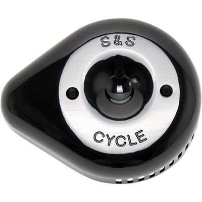 S&S Cycle 170-0533 Stealth Air Cleaner Covers - Slasher Teardrop - Gloss black