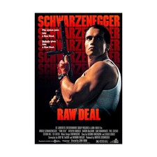 Raw Deal Arnold Movie Poster Wall Art Decor Canvas Print