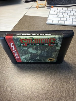 Soldiers of Fortune (Sega Genesis, 1993) Authentic Cartridge Only Tested Working