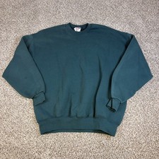 Vintage Jerzees Super Sweats NuBlend Crewneck Sweatshirt Green 2XL Made in USA