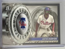 2023 Bowman Platinum - Treasures in the Vault Justin Crawford #TV-15 (RC)