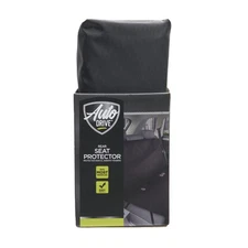 Auto Drive Water Resistant Rear Bench Seat Protector, Black