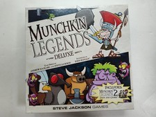 Munchkin Legends Deluxe Board Game w/Faun and Games Expansion -