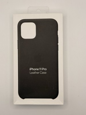New In box Apple Leather Case for iPhone 11 Pro - Black