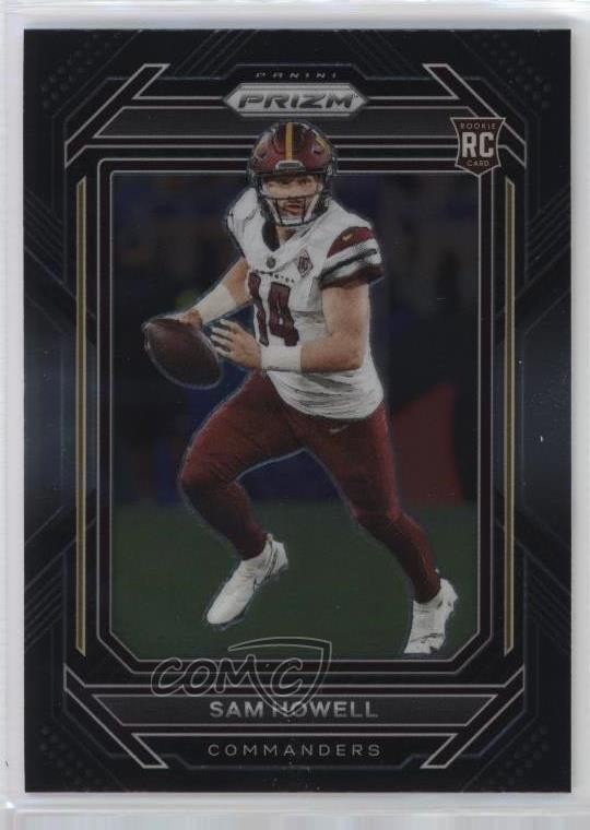 2022 Panini Chronicles Prizm Black Sam Howell #PB-10 Rookie RC 12g7