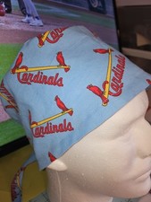SAINT LOUIS CARDINALS HANDMADE SURGICAL SCRUB CAPS