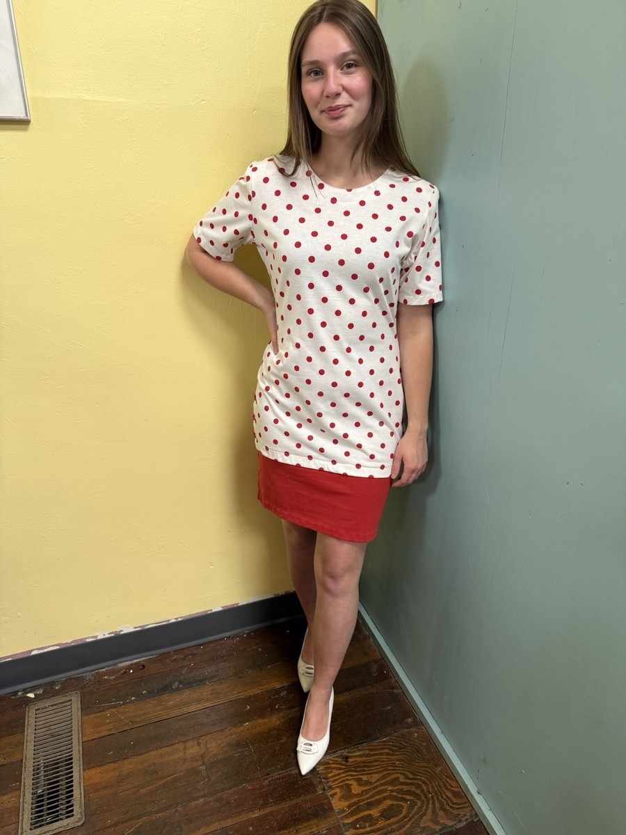 90s polka dot dress 90s Icon V Slip Dress
