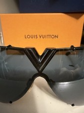Louis Vuitton Womens Shield Sunglasses Black ...