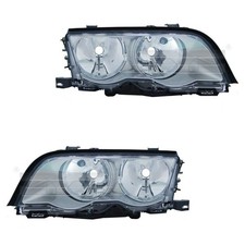 Scheinwerfer Set rechts & links titan H7/H7 für BMW 3er Touring E46