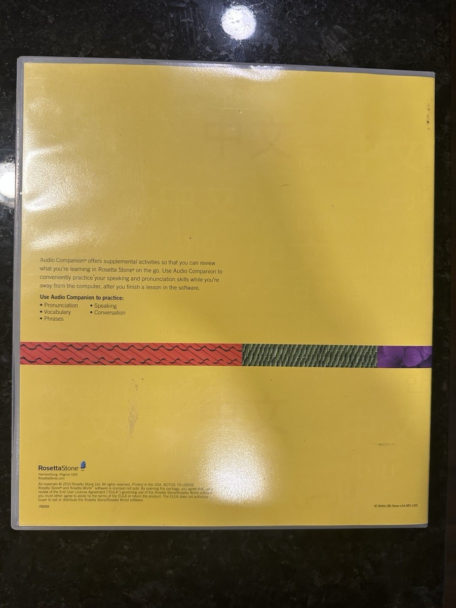 Rosetta Stone Version 3 ALL LANGUAGES English Spanish German