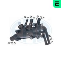 Thermostat KüHlmittel ERA 350564A FüR KA Street RL2 Ford Mit GehäUse Van RB