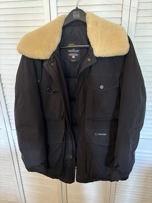 Vintage Canada Goose 3023MR Down Parka Shearling Collar Men's Large Authentic