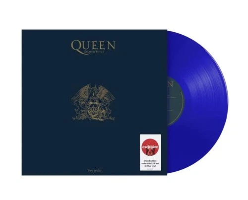 QUEEN GREATEST HITS II BLUE VINYL TARGET LIMITED EDITION RECORD 2 LP’s NEW MINT