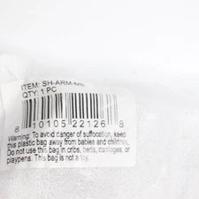 Niagara Conservation Shower Arm with Flange Stainless Steel Matte Black 6"