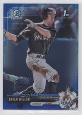 2017 Bowman Draft Chrome Blue Refractor 11/150 Brian Miller #BDC-45 f0v
