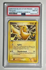 Pokémon TCG Grade 8 Pikachu Individual Collectible Card Game Cards