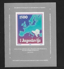 YUGOSLAVIA 1988 SC# 1866 MNH SOUVENIR SHEET