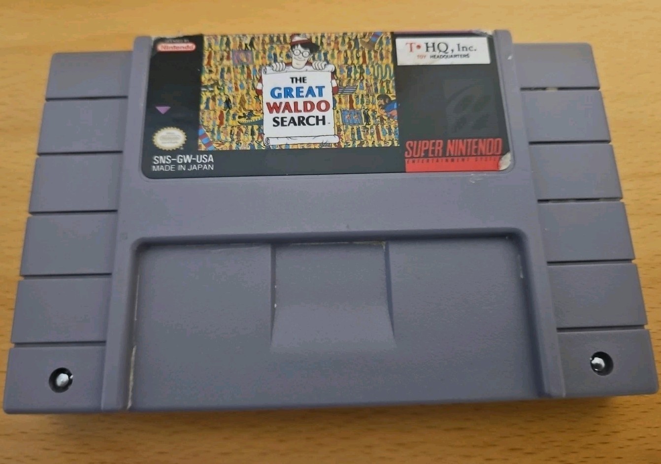 Super Nintendo The Great Waldo Search Video Game