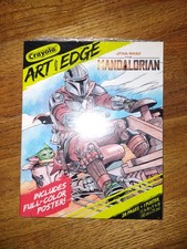 Crayola Art With Edge Star Wars The Mandalorian 28 Pages  1 Poster Sealed New 