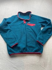 Patagonia Kids Boys Lightweight Synchilla Snap-T Pullover Size 2XL 16-18 Blue